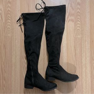 Thigh High Black Boots